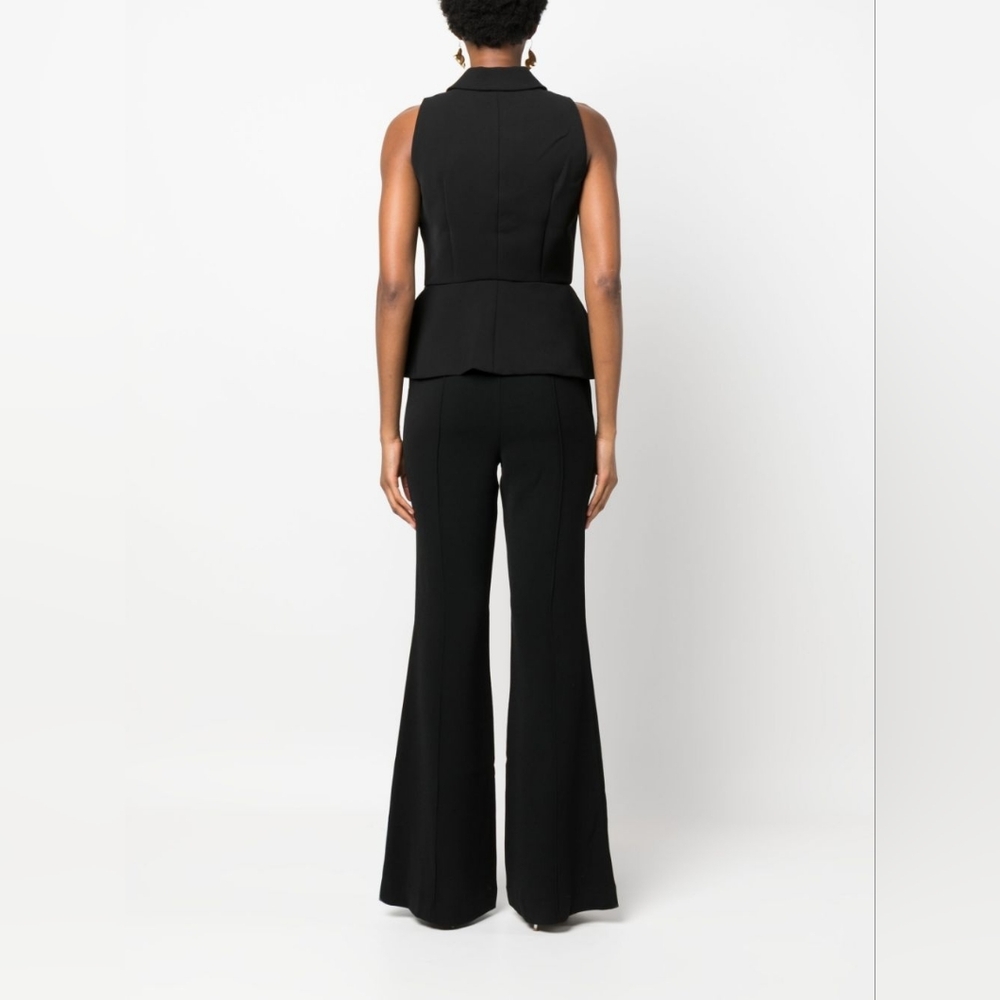 Self-Portrait Tailored Jumpsuit in Black - Picture 6 of 13
